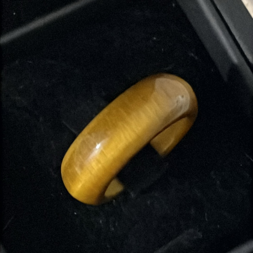 Classic Brown Resin Dome Ring - Women Jewelry — image 8 of 8